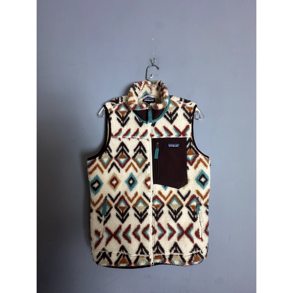 Patagonia Womens Classic Retro-X Fern Dell Vest Size Medium